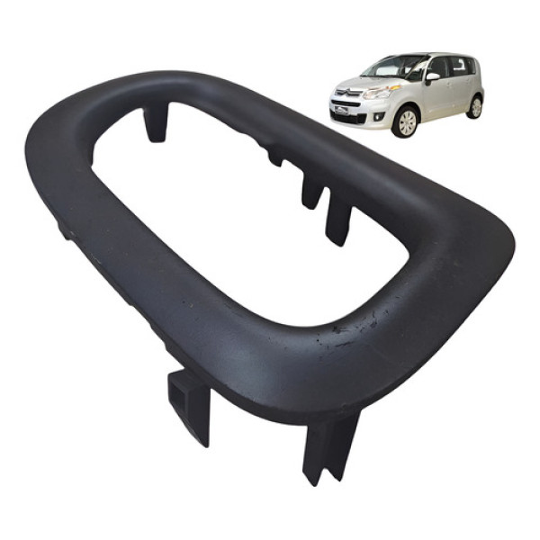 Moldura Macaneta Interna Direita Citroen Picasso 1.6 2012 Preto Dianteira