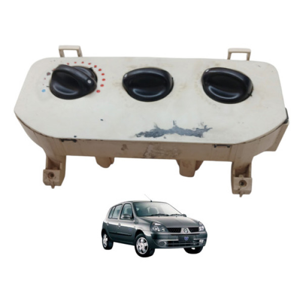 Comando Painel Ventilacao Ar Renault Clio 1.0 2010 Detalhe 