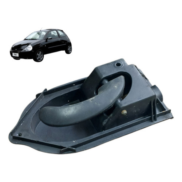 Macaneta Porta Direita Ford Ka 1.0 2p 2004 2007 Preto Dianteira