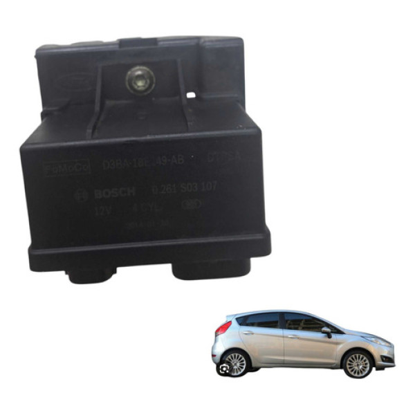 Modulo Rele Ventoinha Ford New Fiesta 1.6 16v 2014 2015 Preto