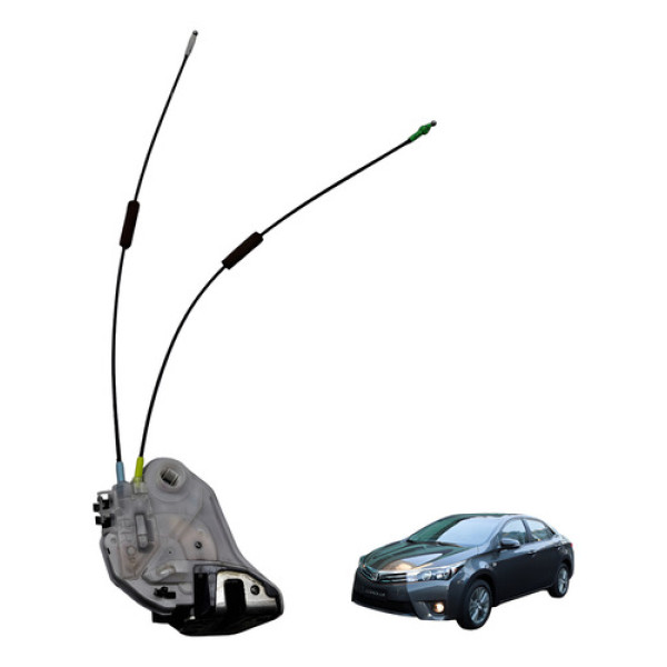 Fechadura Eletrica Traseira Direita Toyota Corolla 2016 Usad Preto E Branco