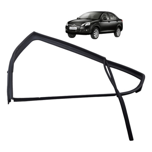 Borracha Canaleta Vidro Traseira Esquerda Jac J3 1.4 2011