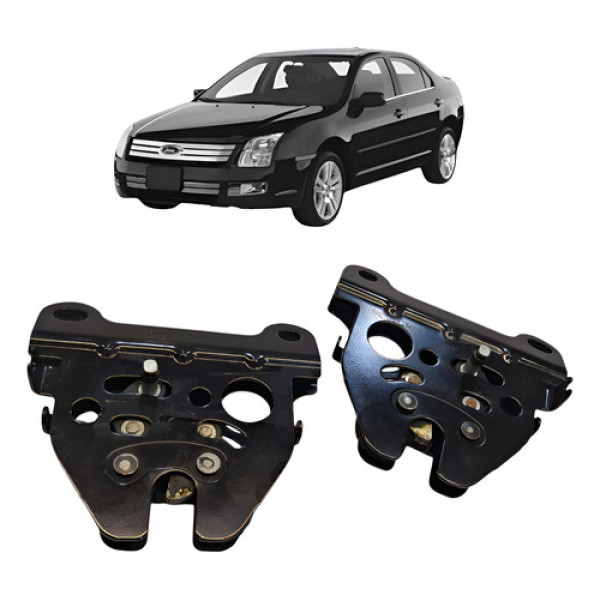 Par Trava Banco Traseiro Ford Fusion 2.3 2007 2008 2009 Preto