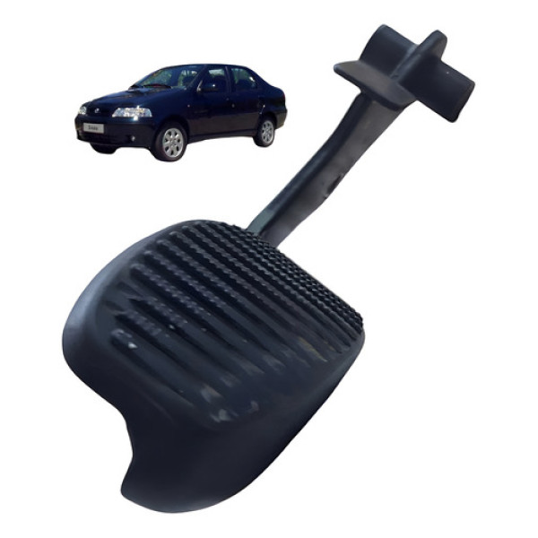 Pedal Freio Fiat Siena 1.3  2003 2004 Preto
