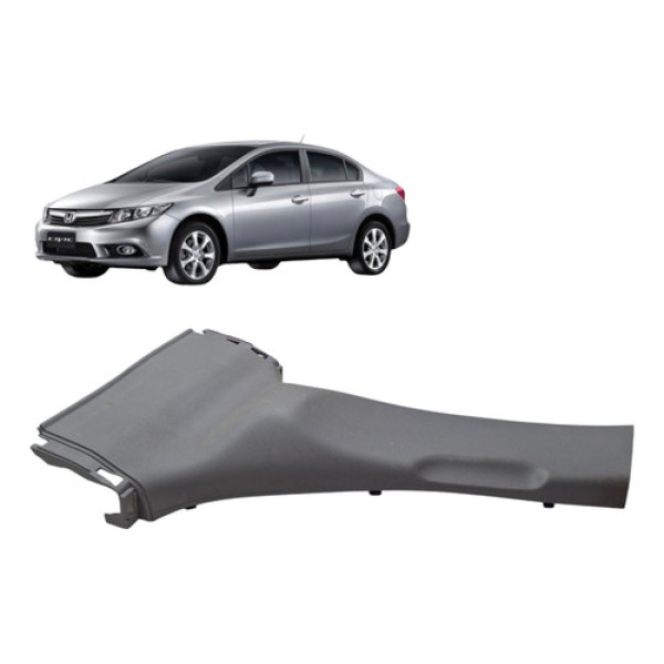 Acabamento Coluna Central Esquerdo Honda New Civic 2012 1.8
