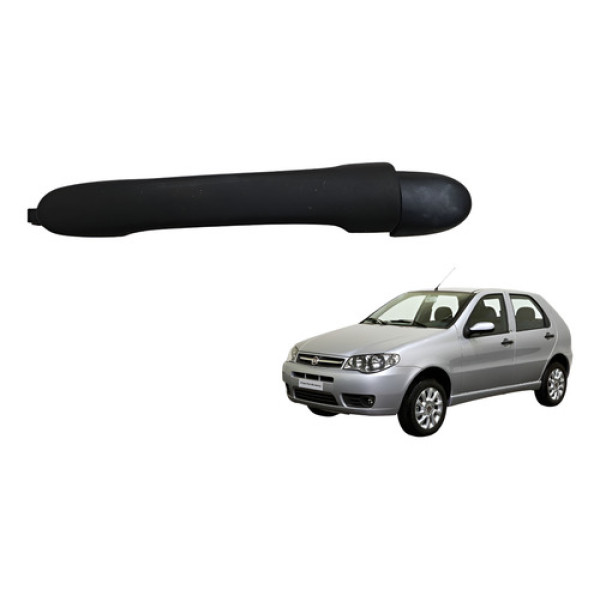 Macaneta Traseira Direita Fiat Palio 2010 Preto Traseira