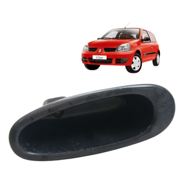 Puxador Porta Tras Direita Renault Clio 1.0 16v 2010 Usado