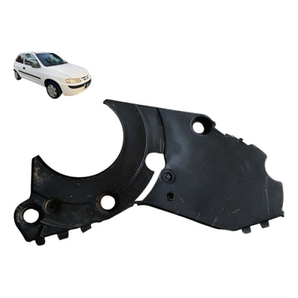 Capa Inferior Correia Chevrolet Celta 1.0 2p 2003 2004 Preto