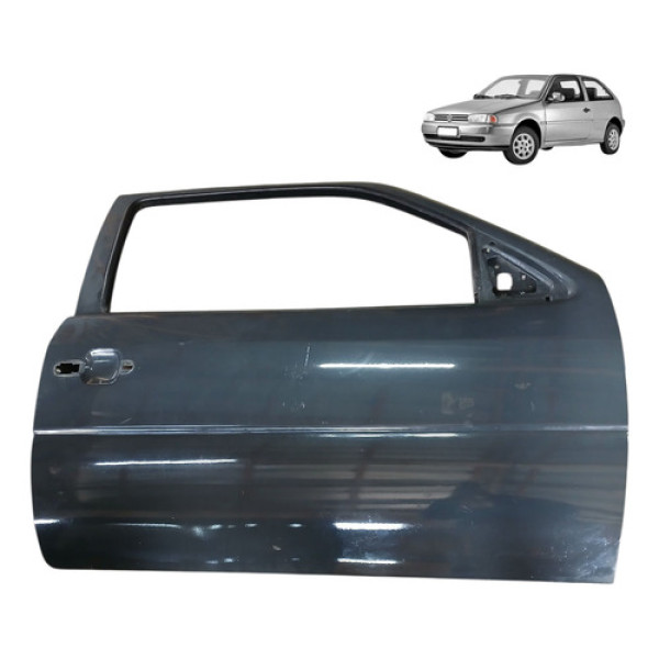 Porta Direita Volkswagen Gol G2 1.0 2p 2001 2002 Detalhe Dianteira Direito Cinza
