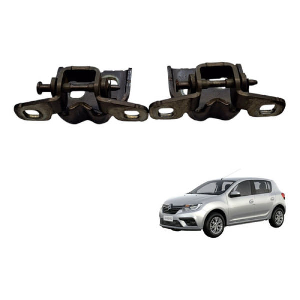 Par Dobradica Porta Esquerda Renault Sandero 1.0 3cc 2020