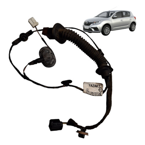 Chicote Porta Traseira Esquerda Renault Sandero 1.0 3cc 2020