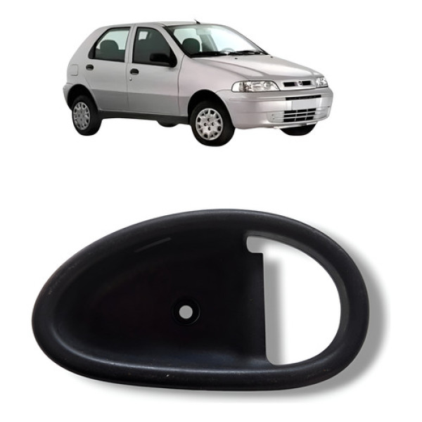 Acabamento Interno Macaneta Fiat Palio 1.0 2003 2009 Preto Dianteira/traseira