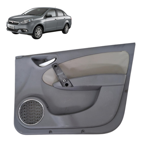 Forro Porta Dianteira Direita Gran Siena 1.6 2016 Cinza-escuro