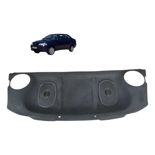 Tampao Bagagito Fiat Siena 1.3 8v 2003 2004 Preto