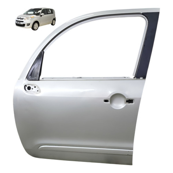 Porta Dianteira Esquerda Citroen C3 Picasso 1.6 16v 2012 Dianteira Esquerdo Cinza