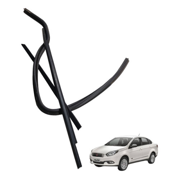 Kit Pestana Traseira Direita Grand Siena 1.6 16v 2016 Preto