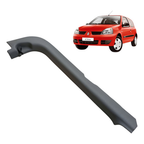 Acabamento Soleira Dianteira Esq Renault Clio 2010 Cinza