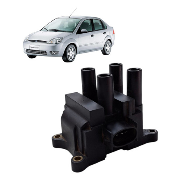 Bobina Ignicao Ford Fiesta Sedan 2007 1.6 8v Zetec Usad