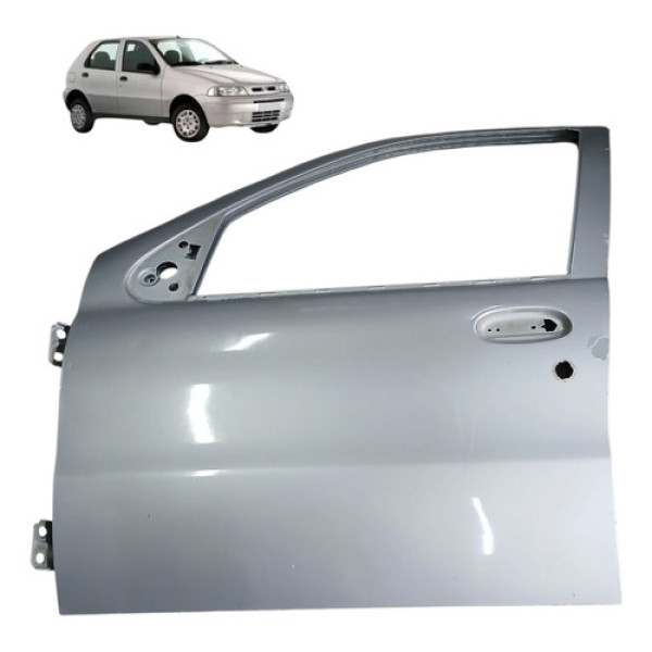 Porta Dianteira Esquerda Palio Siena 4p 2003 2004 Detalhe Dianteira Esquerdo Cinza