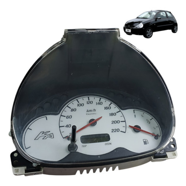 Painel Instrumento Velocimetro Ford Ka 1.0 2p 2004 2007 Preto