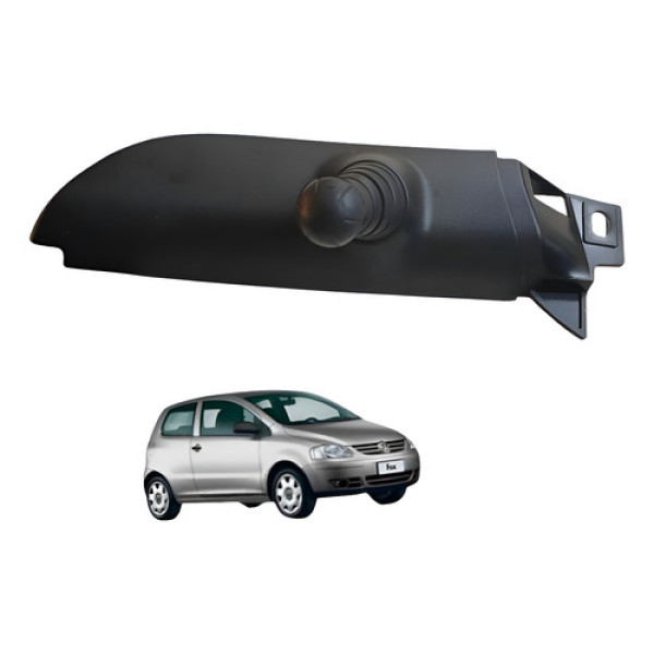 Moldura Retrovisor Esquerdo Volkswagen Fox 1.0 2007 Preto