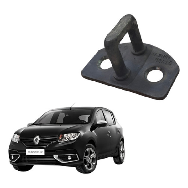 Batente Porta Dianteira Direita Renault Sandero 1.6 8v 2016 - Prateado