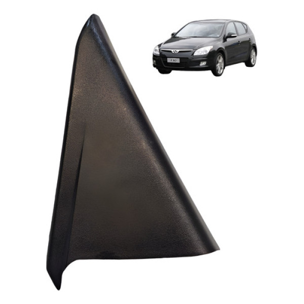 Moldura Interna Porta Traseira Esquerda Hyundai I30 2009 Preto
