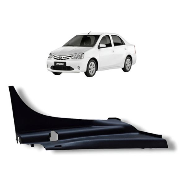 Acabamento Soleira Traseira Direita Toyota Etios 2015 Preto