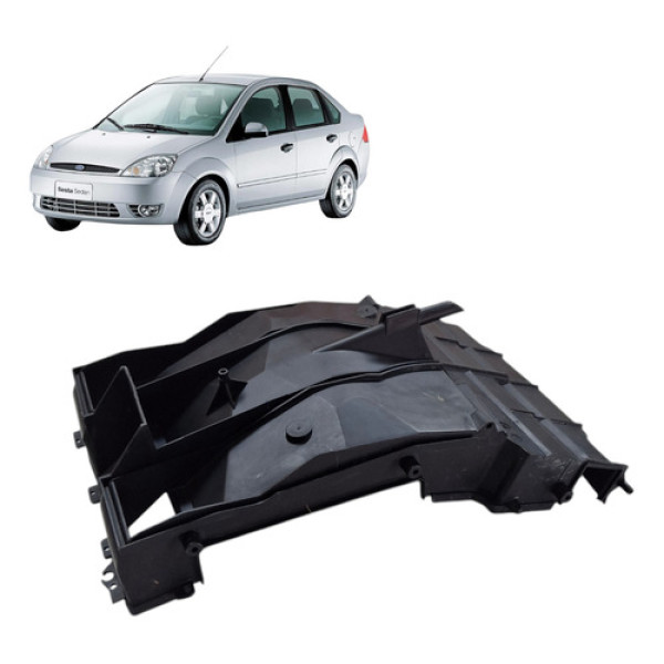 Carcaca Duto Ventilacao Inferior Ford Fiesta 2007 1.6 8v
