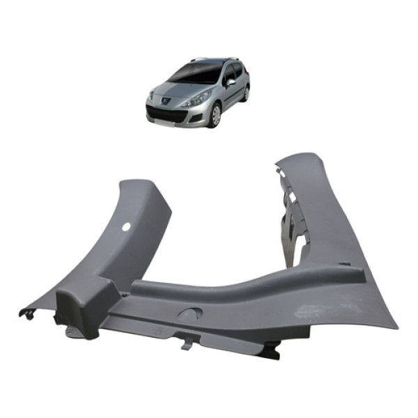 Suporte Bagagito Direito Peugeot Sw 207 1.4 2010 2011 Cinza