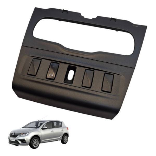 Moldura Comando Ar Condicionado Renualt Sandero 1.0 3cc 2020