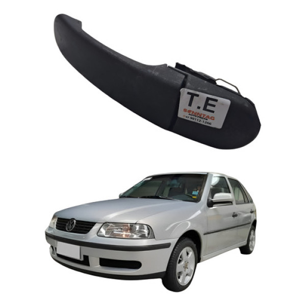 Macaneta Externa Traseira Esquerda Volkswagen Gol G3 1999 4p Preto