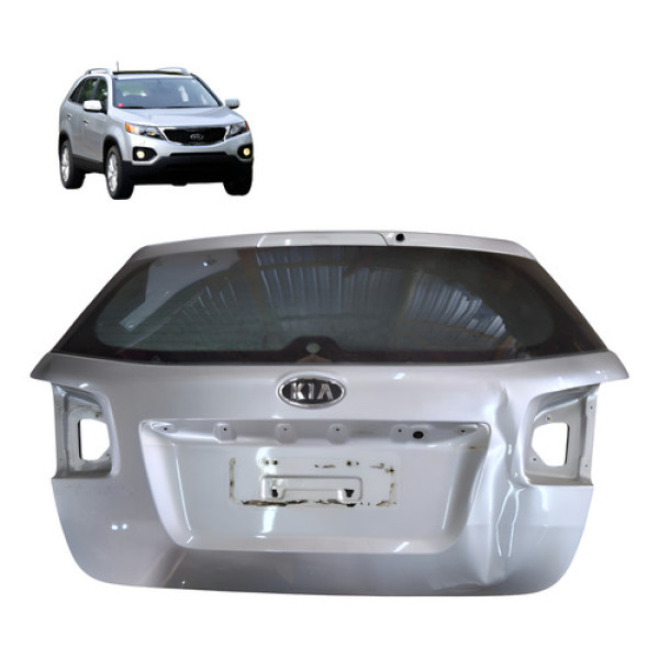 Tampa Traseira Porta Mala Kia Sorento 2.4 2011 Cinza