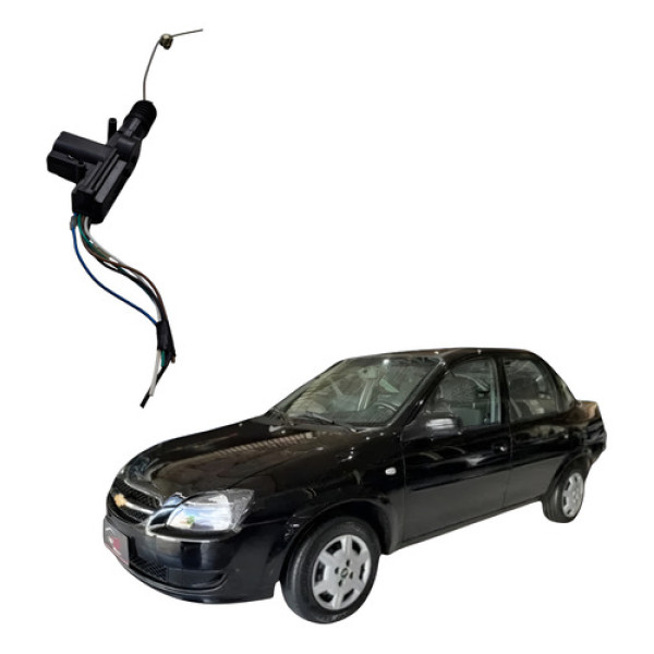 Motor Trava Porta Dianteira Esquerda  Corsa Classic 2012 4p