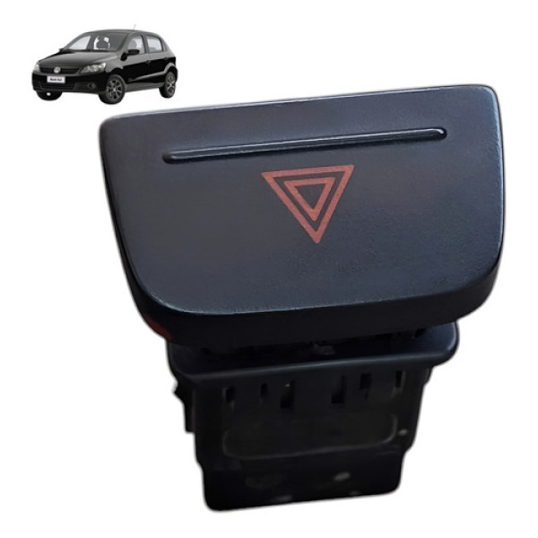 Botao Interruptor Pisca Alerta Volkswagen Gol G5 1.6 2010 - Preto