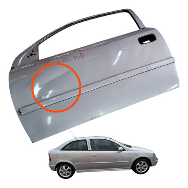 Porta  Dianteira Esquerda Gm Astra 2002 2.0 2p  Gl (detalhe) - Dianteira - Esquerda