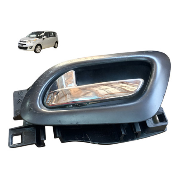 Macaneta Traseiro Esquerdo Citroen C3 Picasso 1.6 16v 2012 Preto/prata Traseira