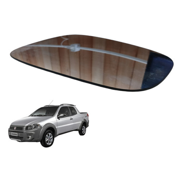 Lente Base Retrovisor Fiat Strada Uno Vivace 2013 2014
