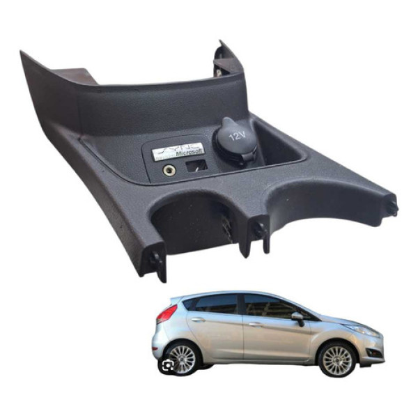 Moldura Console Central Ford New Fiesta 1.6 16v 2014 2015