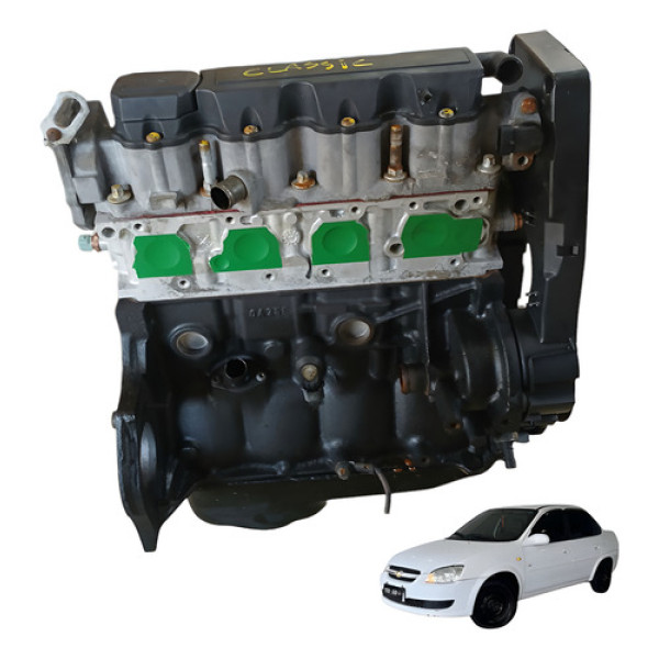 Motor Parcial  Flex 78cv 8v Chevrolet Classic 1.0 2011 Usado