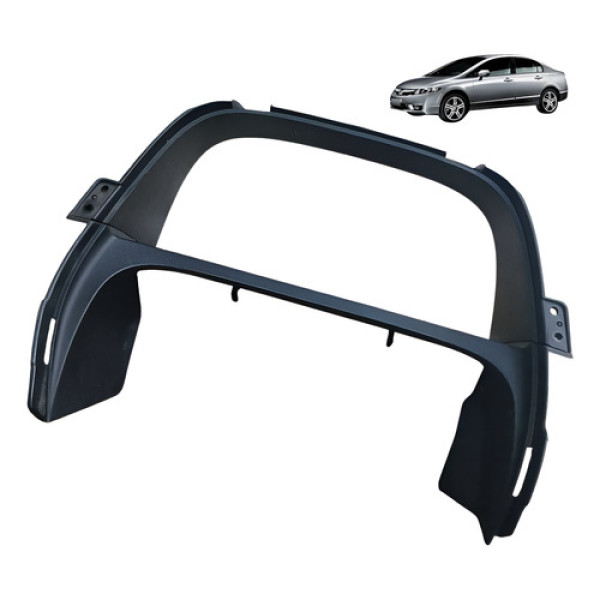 Moldura Painel Central Honda New Civic Manual 1.8 2007 2011 Preto