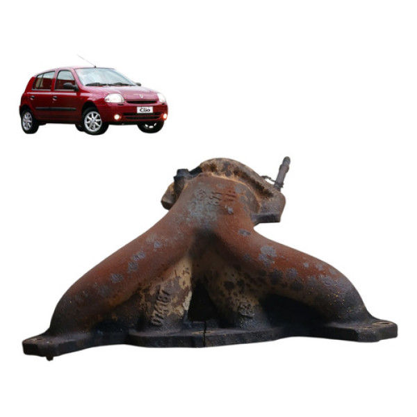 Coletor Escapamento Renault Clio 1.0 16v Gasolina 2003 2005