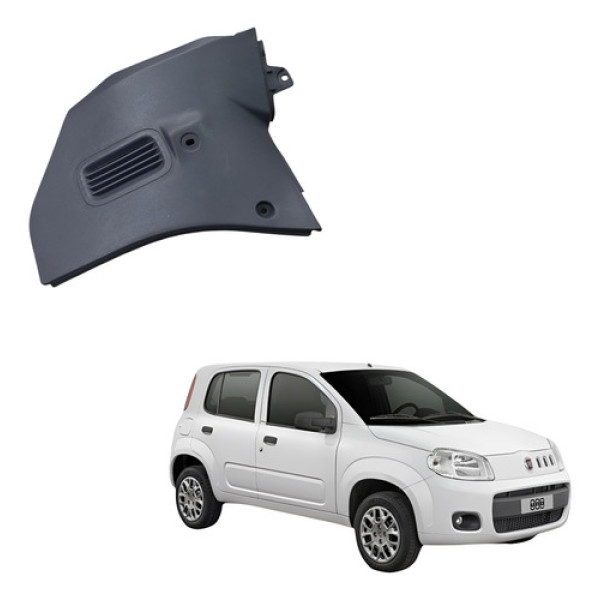 Moldura Direita Console Fiat Uno Vivace 1.0 2010 2015
