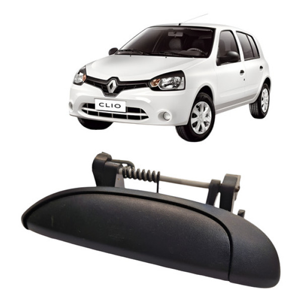 Macaneta Externa Diant Esquerda Renault Clio 2014 2015 Dianteira