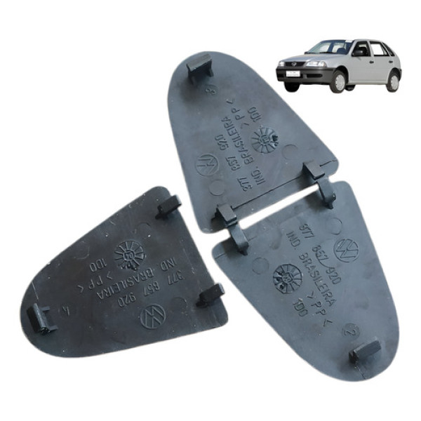 Tampa Superior Parafuso Painel Volkswagen Gol G3 2003 2004 Prata