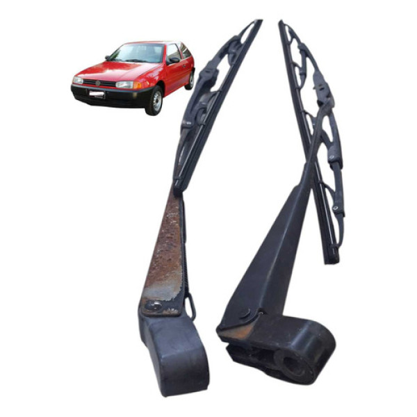 Par Limpador Parabrisa Volkswagen Gol G2 Bola 1.0 8v 1999 Esquerdo