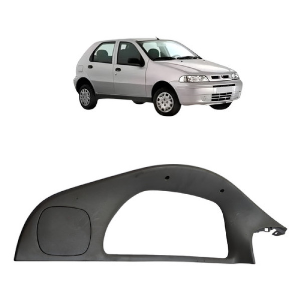 Moldura Painel Instrumentos Fiat Palio 1.0 8v 2003 Cinza