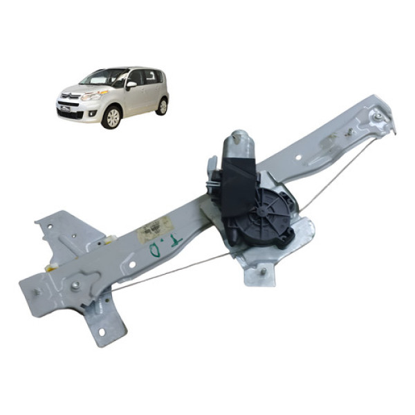 Maquina Vidro Traseira Direita Citroen C3 Picasso 1.6 2012