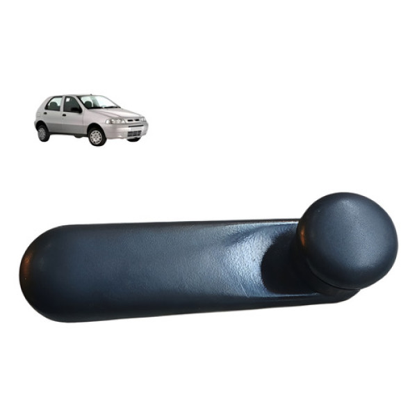 Manivela Dianteiro Esquerdo Fiat Palio 1.0 4p 8v 2003 2004 Preto