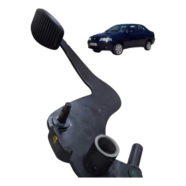 Pedal Embreagem Fiat Siena 1.3  2003 2004 Preto